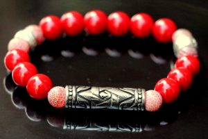 Red coral bracelet