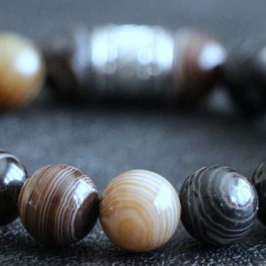 Botswana Agate Stretch Bracelet