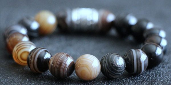 Botswana Agate Stretch Bracelet