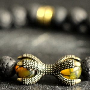 Lava Stone Stretch Bracelet