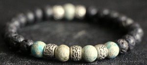 Lava Stone Stretch Bracelet