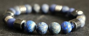 Sodalite & Hematite Stretch Bracelet