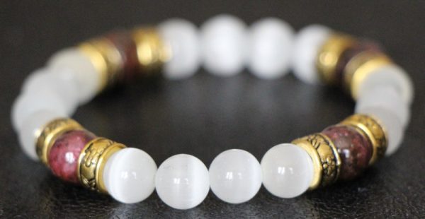 Cat's Eye Opal Stretch Bracelet