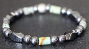 African Turquoise Stretch Bracelet