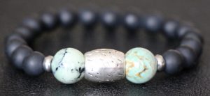 African Turquoise Stretch Bracelet