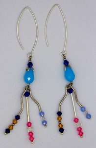 Crystal chandelier earrings