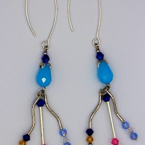 Crystal chandelier earrings