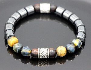 Hematite Tiger's Eye Bracelet