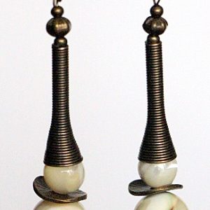 Mother of Pearl Chandelier Earrings