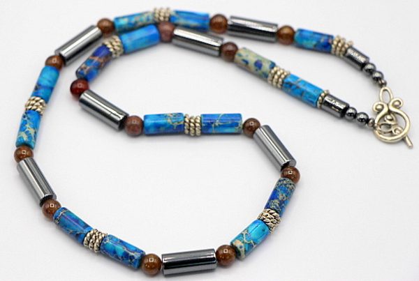 Aqua Terra Jasper Men's Necklace