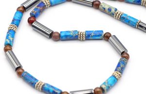 Aqua Terra Jasper Men's Necklace